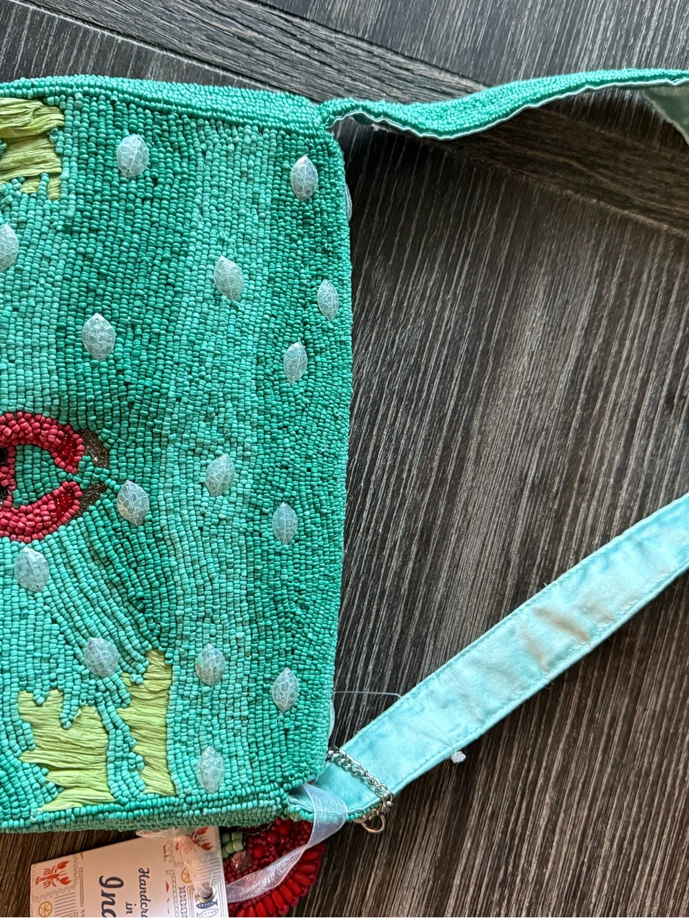 NWT Viral Seahorse Beaded Purse - Picture 7 of 7